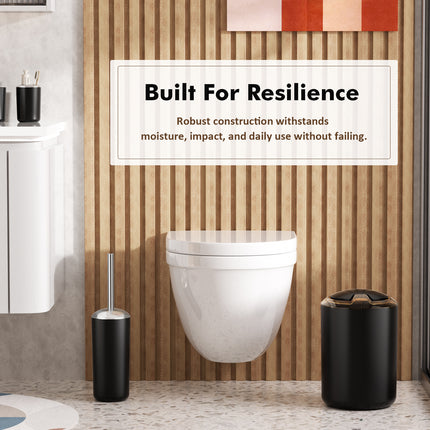 Yeabett 8/19 Pieces Bathroom Accessory Set, Bath Sets with Trash Can, Soap Dispenser and Toothbrush Holder, Soap Dish,Toilet Brush Holder for Home Washing Room