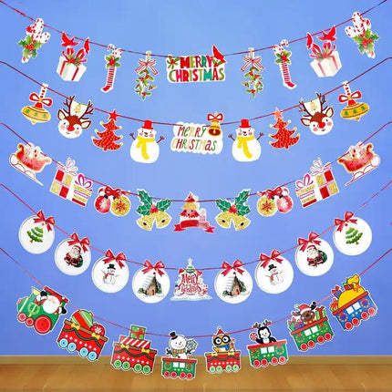 Yeabett Christmas Hanging Decorations Pull Flower