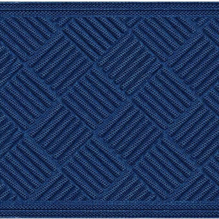 Mibao Door Mat Outdoor, Welcome Mats Outside, Large Front Door Mats, Doormat Indoor Entrance, Outdoor Mat, Anti-Slip Rubber Door Mats, Washable Entryway Rug, 24" x 36", Blue.