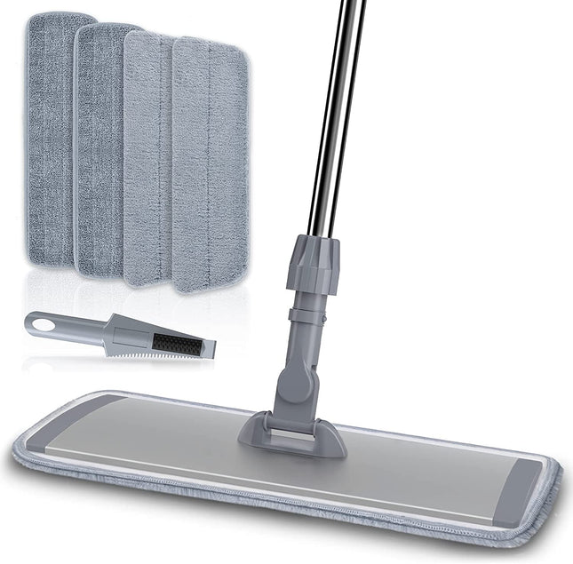 Yeabett 18 Inch Professional Microfiber Mop , Grey