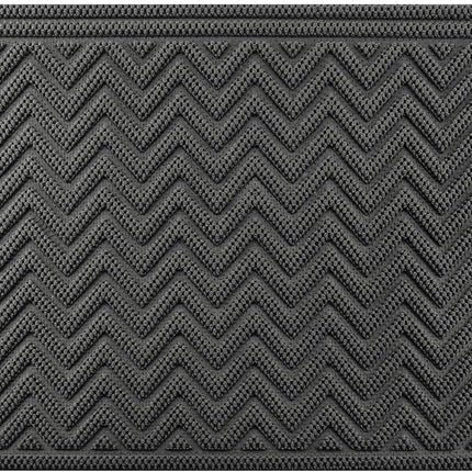 Mibao Welcome Mats Outdoor - Entryway Rug - Rubber, Indoor Entrance, Large Front Door Mat, Skid Resistant Durable, 36" x 60", Gray.