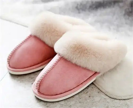 Yeabett Fluffy Soft Plush Women Slippers