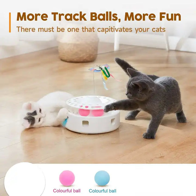 Yeabett 3in1 Automatic Interactive Cat Toy