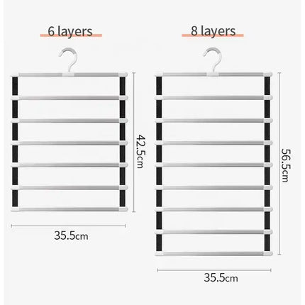 Yeabett 6 Floors 8 Floors Space Adjustable Aluminum Alloy Storage Racks